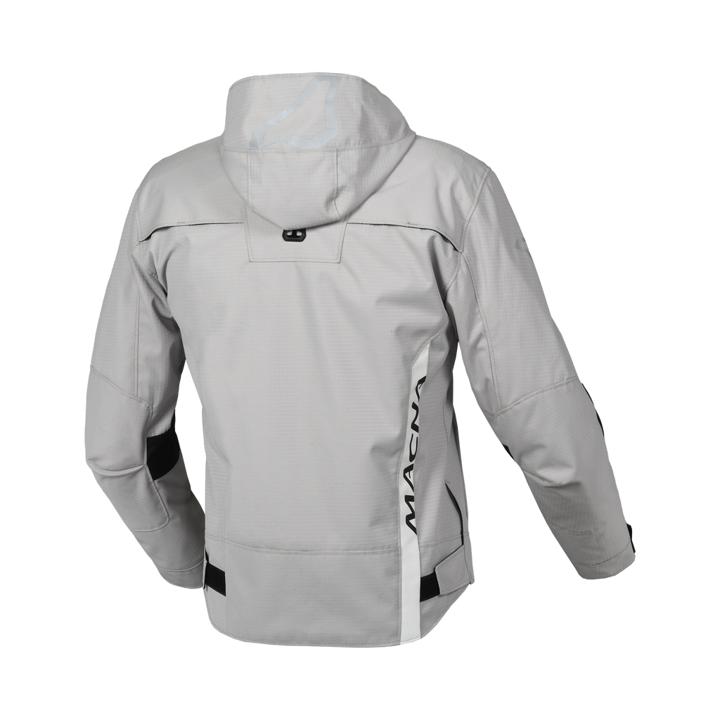 Macna Riggor Grigio/Giallo giacca moto vista 2