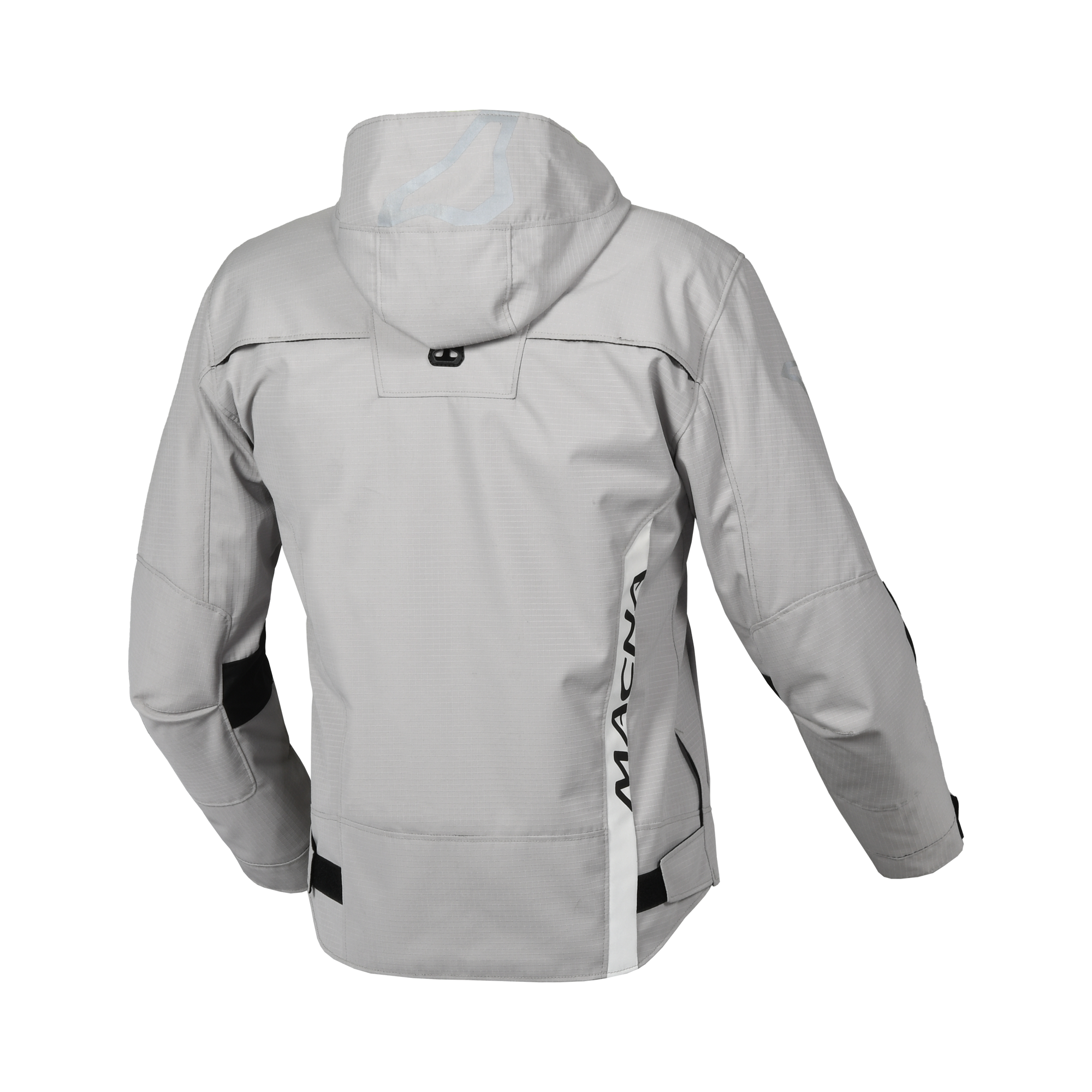 Macna Riggor Grigio/Giallo giacca moto vista 2