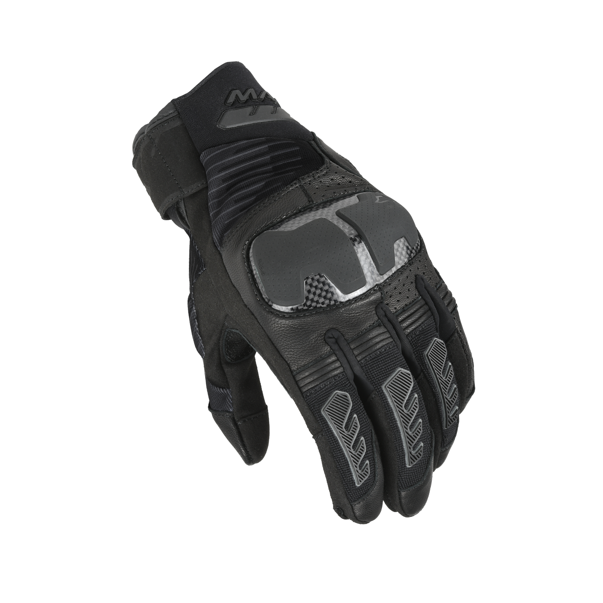 Macna Rime 2.0 Nero guanti moto