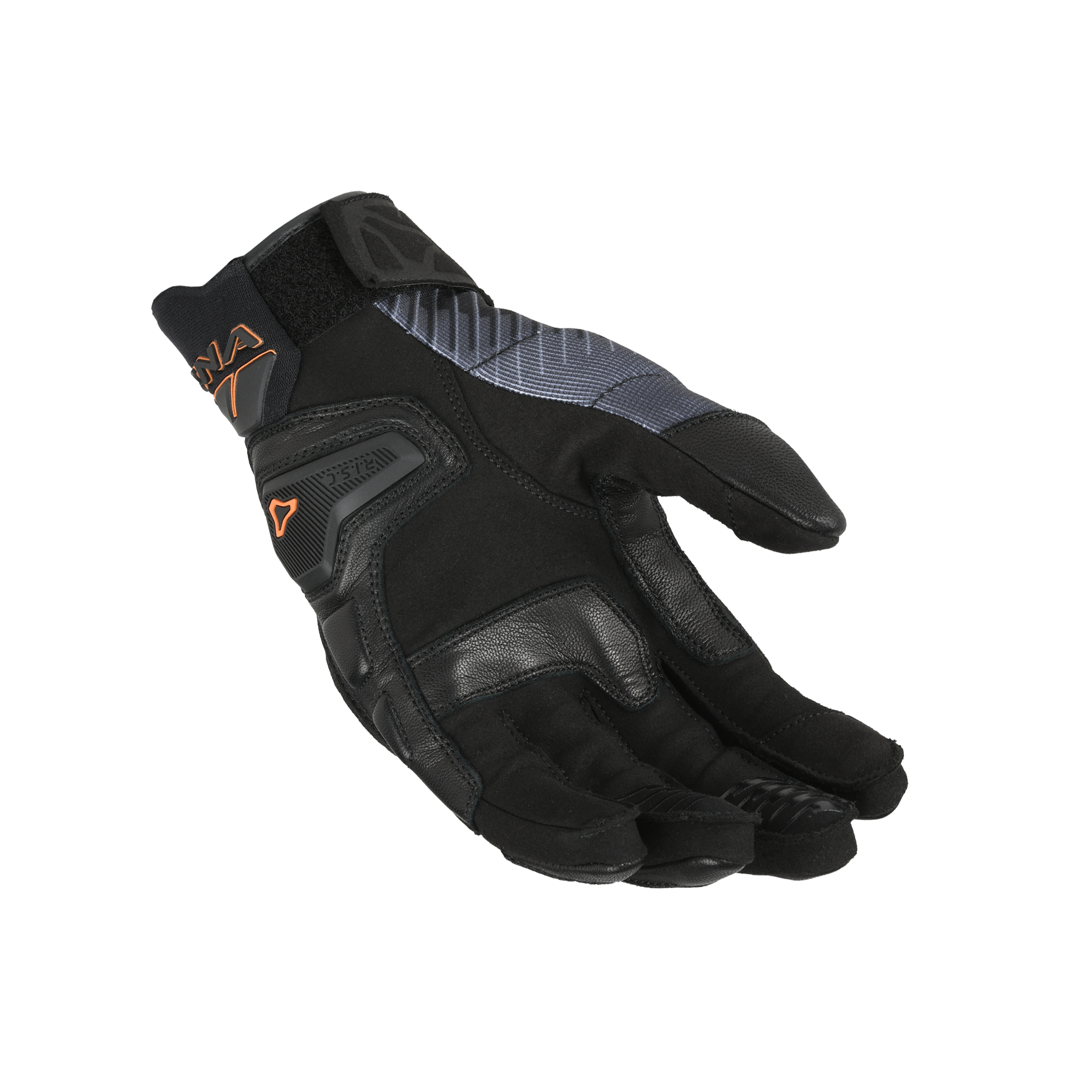 Macna Rime 2.0 Nero / Arancio guanti moto