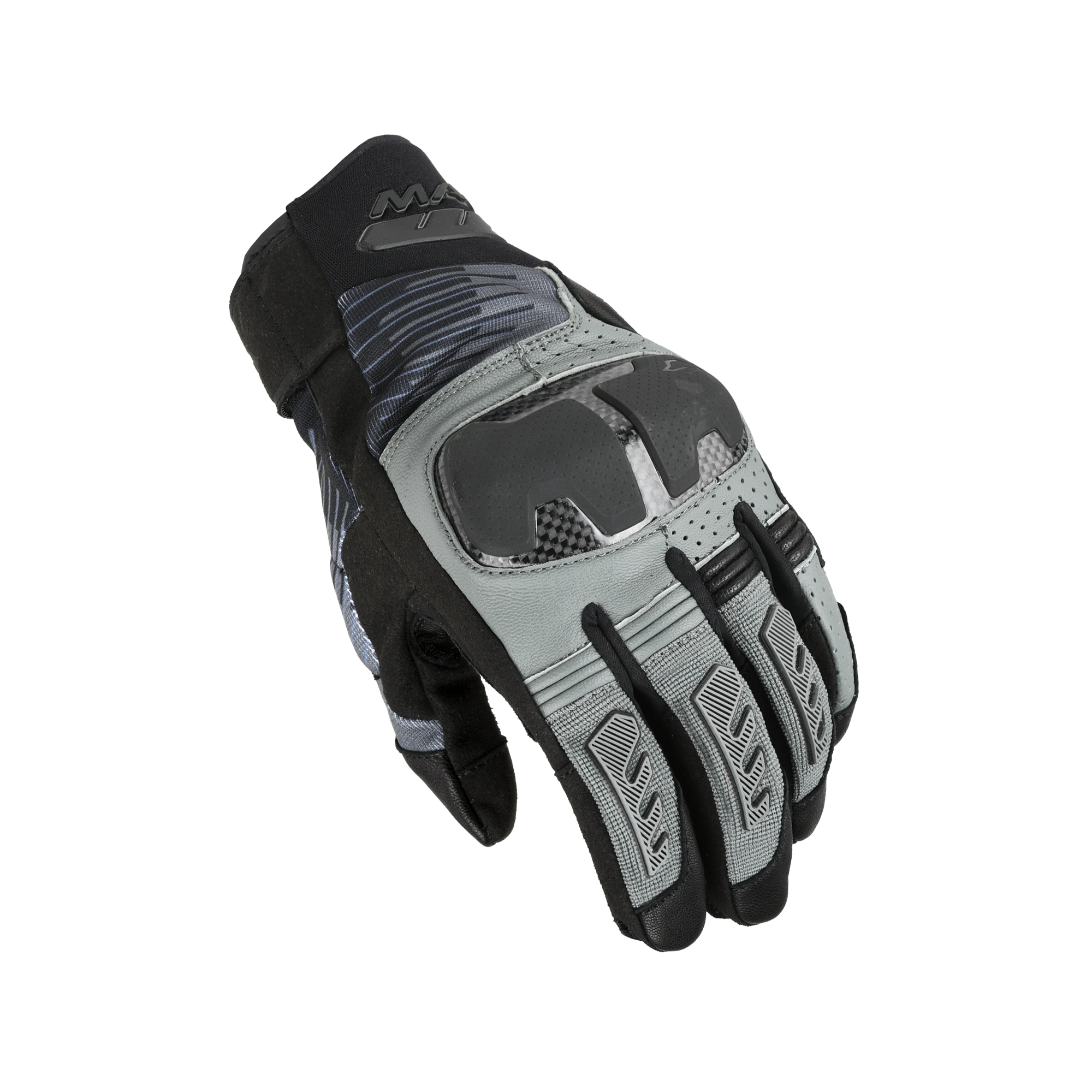 Macna Rime 2.0 Grigio / Nero guanti moto