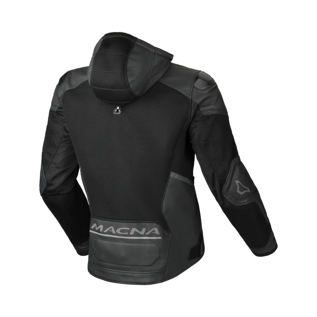 Macna Risant Nero giacca moto vista 2