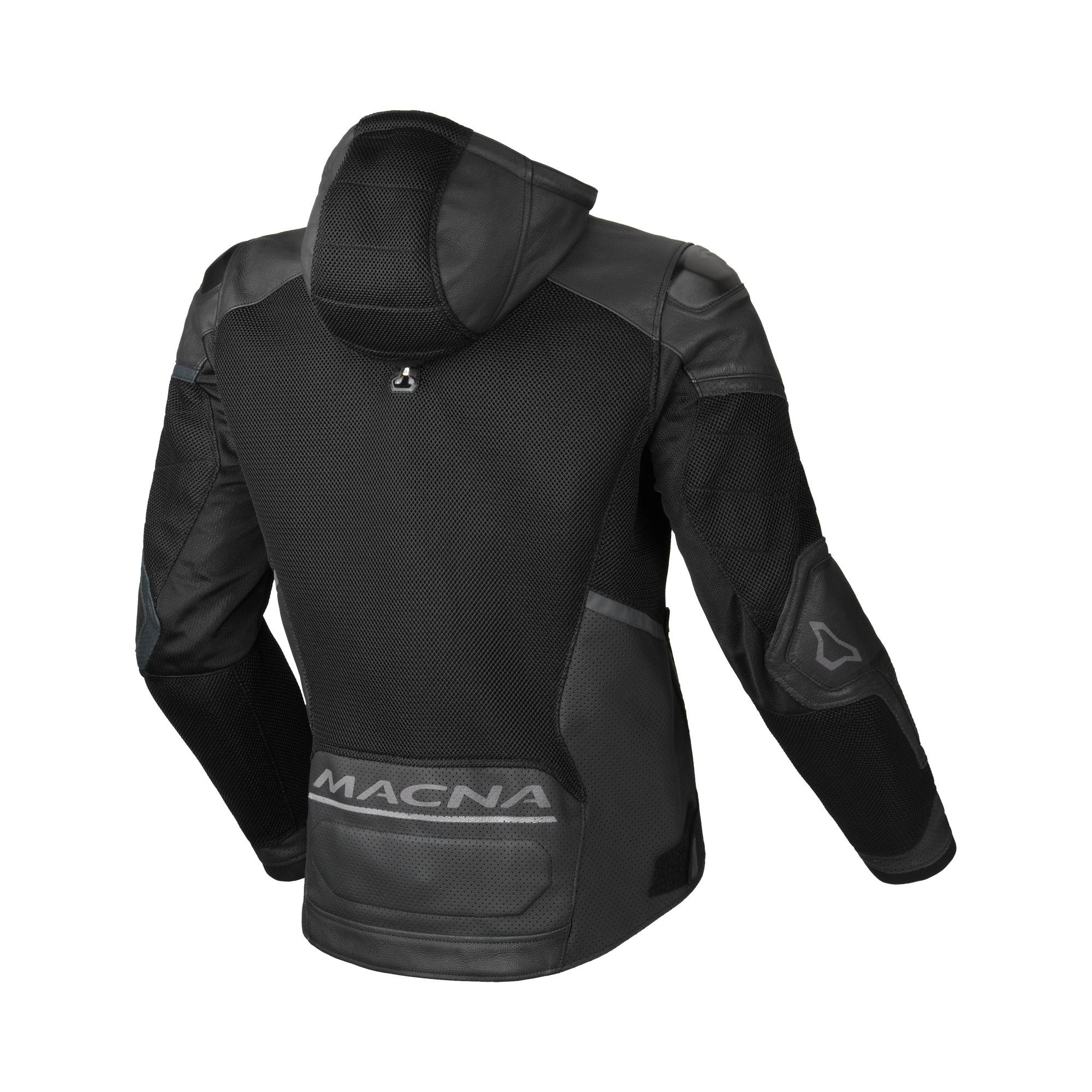Macna Risant Nero giacca moto vista 2