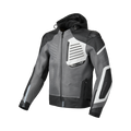 Macna Risant Grigio/Nero giacca moto vista 1