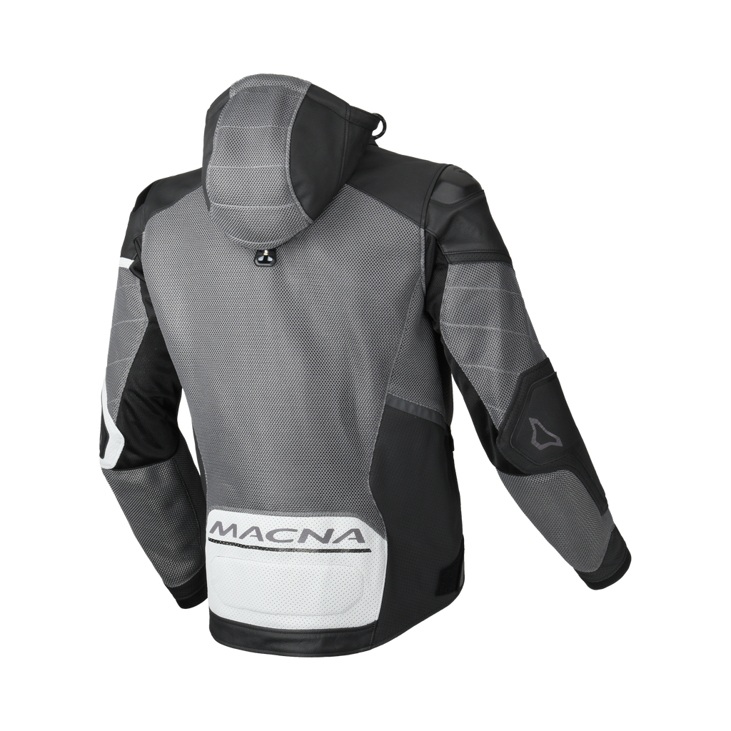 Macna Risant Grigio/Nero giacca moto vista 2