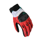 Macna Rocco Rosso/Bianco – Guanti Moto in Pelle CE Uomo – vista 1