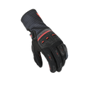 Macna Shellar Nero/Rosso – Guanti Moto in Pelle CE Uomo – vista 1