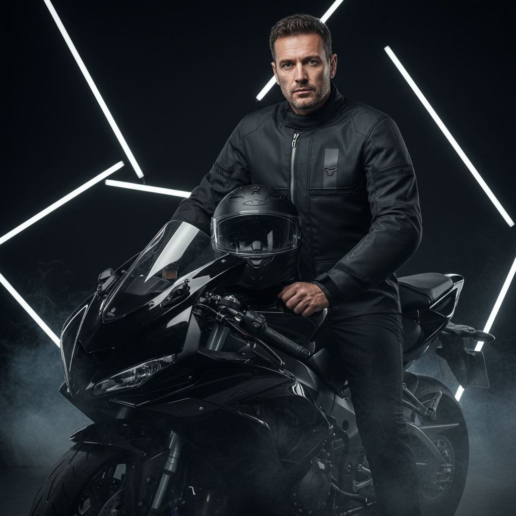 Macna Macna Signal Giacca Moto Tessuto Nero – Impermeabile Raintex CE Classe A Nero Abbigliamento protettivo da moto - Moon Bike - Vista 8