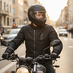 Macna Macna Signal Giacca Moto Tessuto Nero – Impermeabile Raintex CE Classe A Nero Abbigliamento protettivo da moto - Moon Bike - Vista 5
