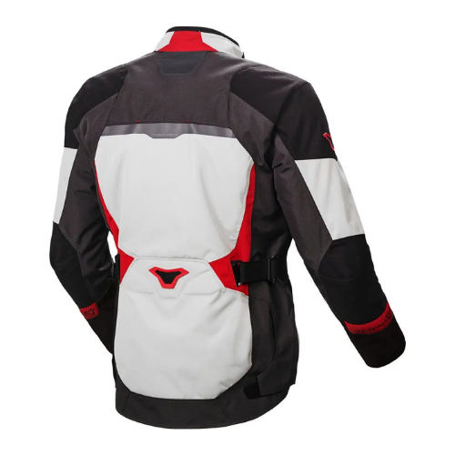 Macna Macna Sonar Giacca Moto Touring WP – Grey Red Black Impermeabile CE Nero Abbigliamento per moto - Moon Bike - Vista 2