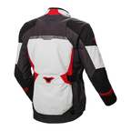 Macna Macna Sonar Giacca Moto Touring WP – Grey Red Black Impermeabile CE Nero Abbigliamento per moto - Moon Bike - Vista 2