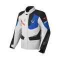 Macna Synchrone Grigio/Blu – Giacca Moto Adventure 3 in 1 Twin Shell