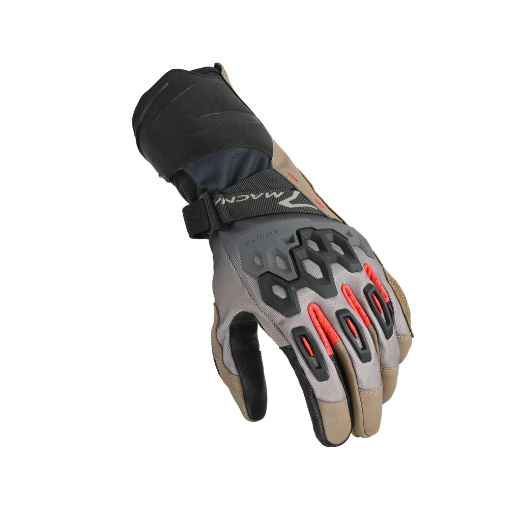 Macna Tanamax Taupe / Nero guanti moto