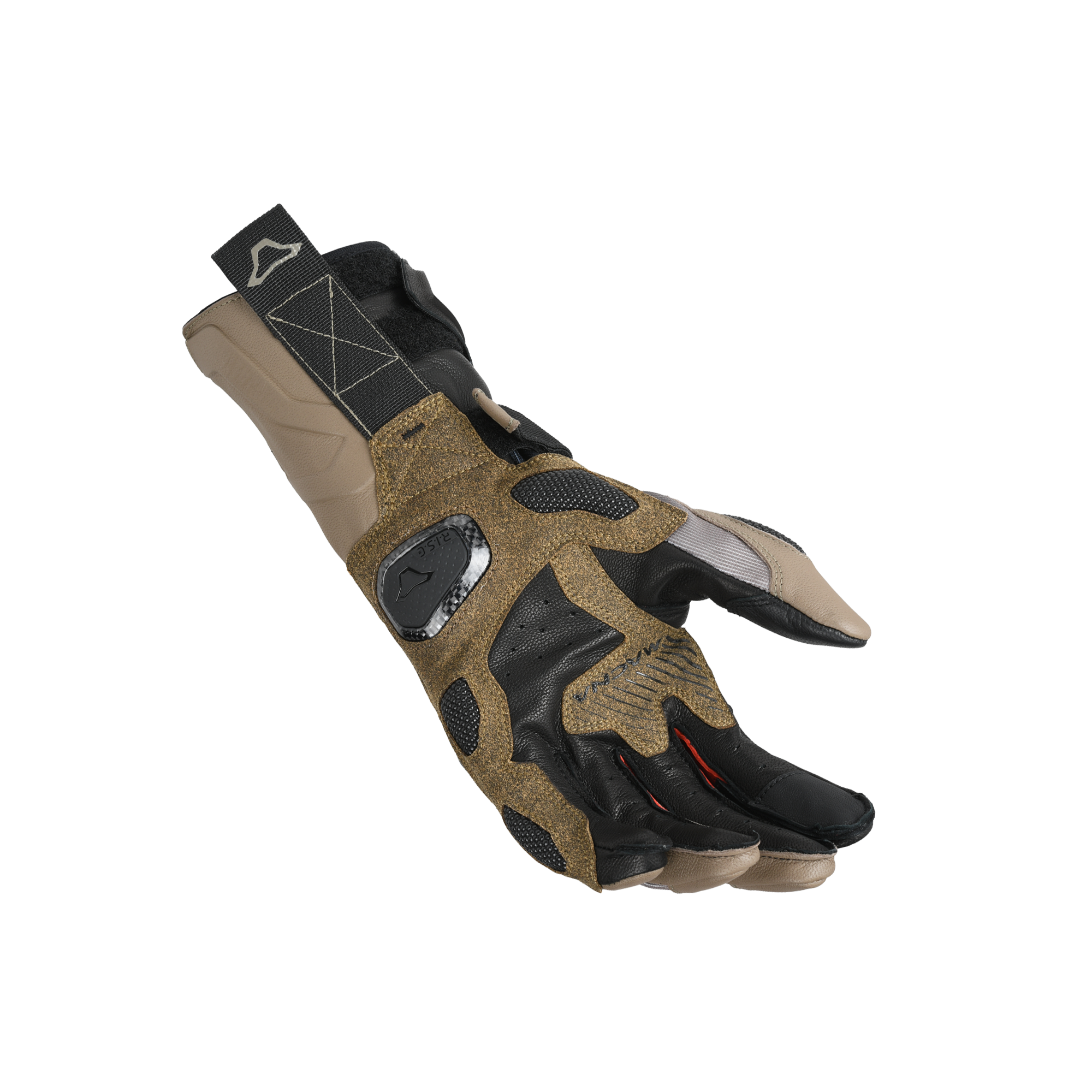 Macna Tanamax Taupe / Nero guanti moto