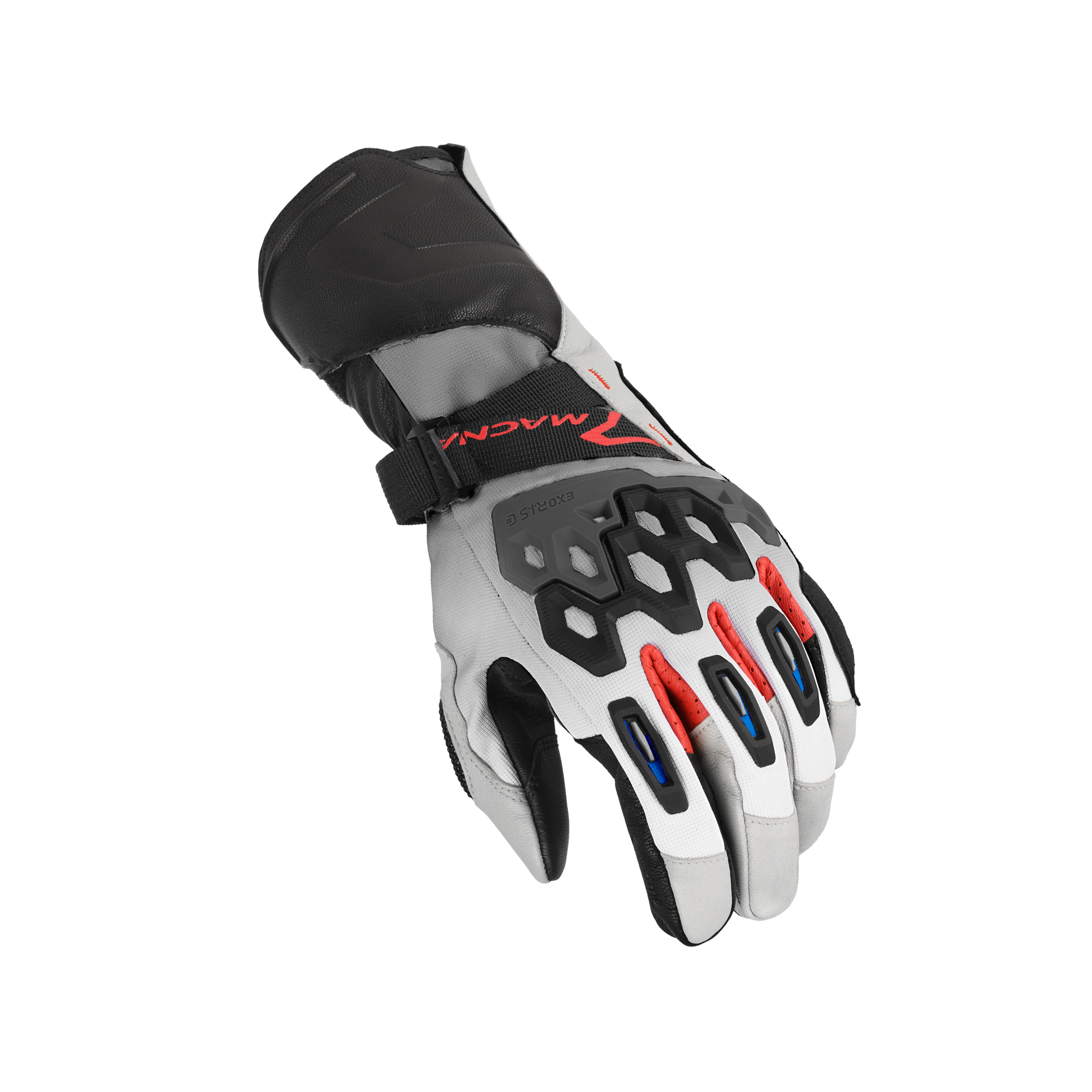 Macna Tanamax Nero / Rosso guanti moto