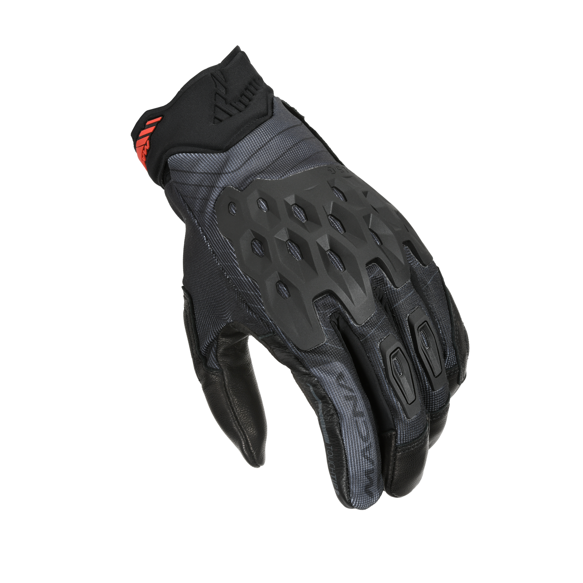 Macna Tanami Nero – Guanti Moto in Pelle CE Uomo – vista 1