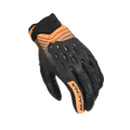 Macna Tanami Nero/Arancio – Guanti Moto in Pelle CE Uomo – vista 1