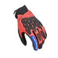 Macna Tanami Rosso/Nero – Guanti Moto in Pelle CE Uomo – vista 1