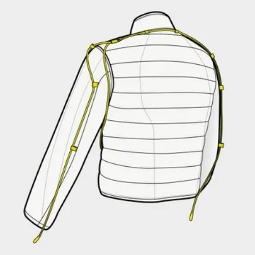Macna Tazar 2.0 Nero/Bianco – Giacca Moto Sport 2 Strati Impermeabile CE Uomo - Moon Bike - Vista 5