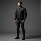 Macna Tazar 2.0 Nero – Giacca Moto Sport 2 Strati Impermeabile CE Uomo - Moon Bike - Vista 7
