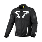 Macna Tazar 2.0 Nero/Bianco – Giacca Moto Sport 2 Strati Impermeabile CE Uomo – vista 1