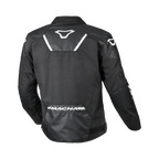 Macna Tazar 2.0 Nero/Bianco – Giacca Moto Sport 2 Strati Impermeabile CE Uomo – vista 2