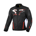 Macna Tazar 2.0 Nero/Rosso – Giacca Moto Sport 2 Strati Impermeabile CE Uomo – vista 1