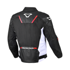 Macna Tazar 2.0 Nero/Rosso – Giacca Moto Sport 2 Strati Impermeabile CE Uomo – vista 2