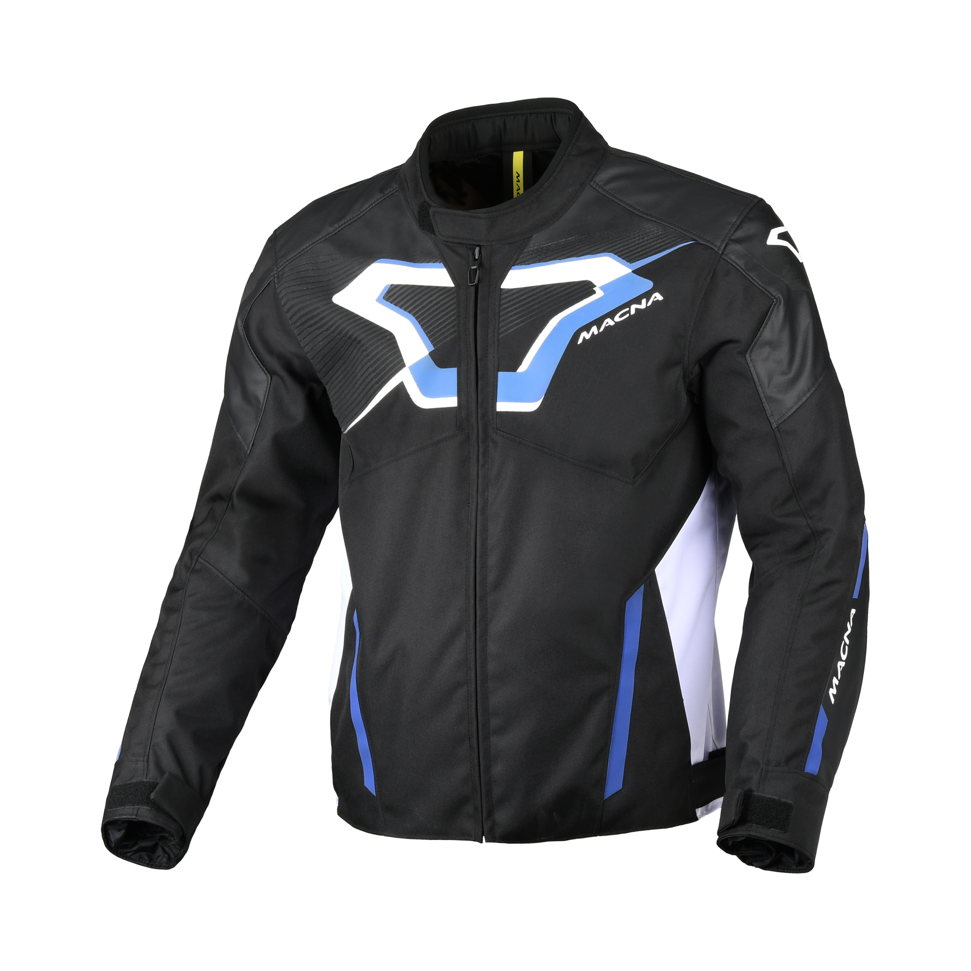 Macna Tazar 2.0 Nero/Blu – Giacca Moto Sport 2 Strati Impermeabile CE Uomo – vista 1