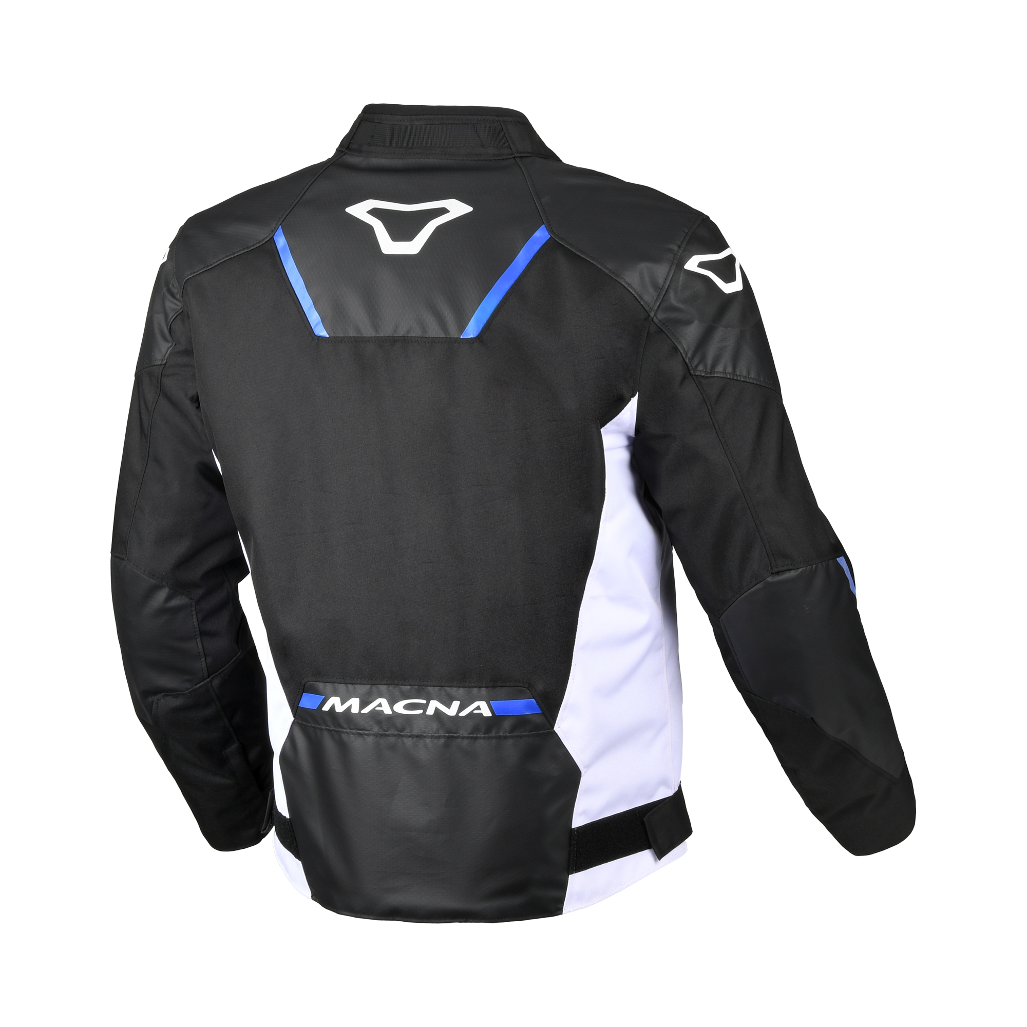 Macna Tazar 2.0 Nero/Blu – Giacca Moto Sport 2 Strati Impermeabile CE Uomo – vista 2