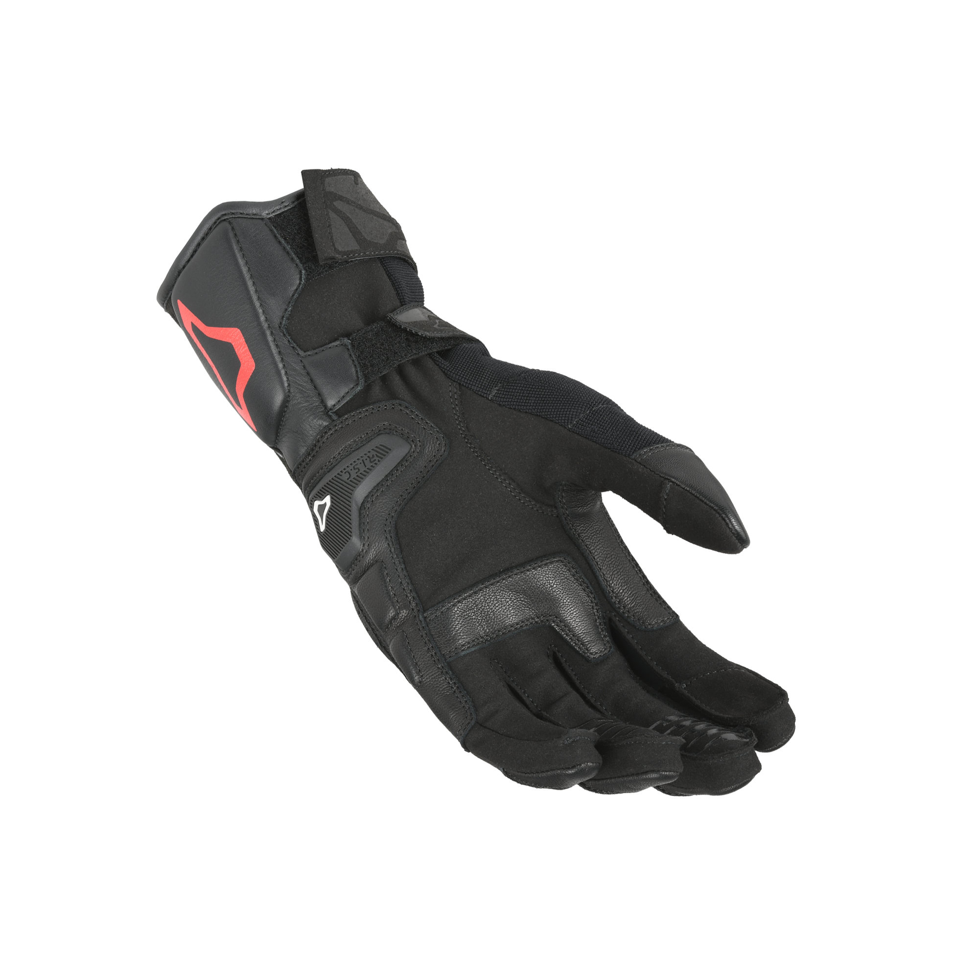 Macna Tempo 2.0 Nero / Rosso guanti moto