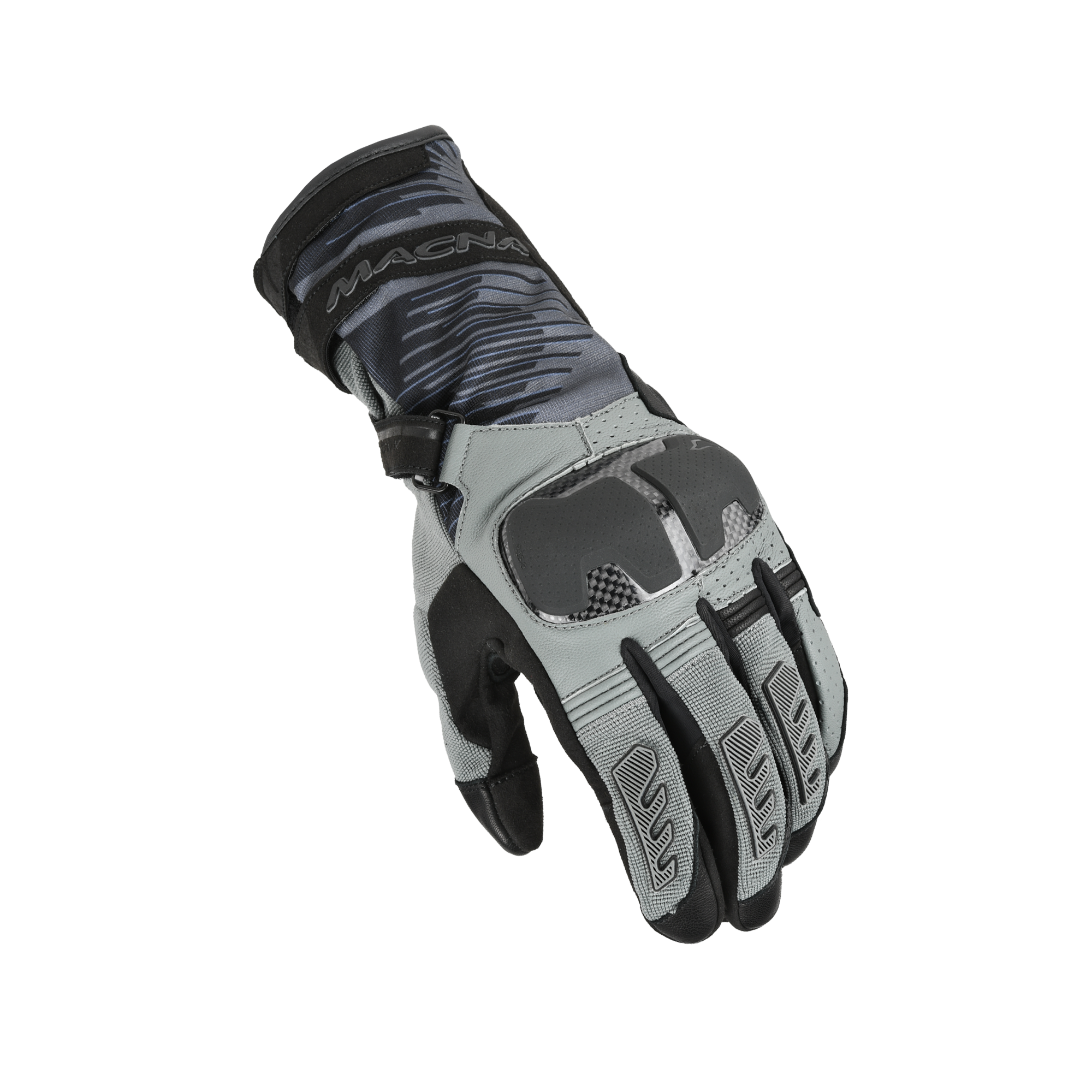 Macna Tempo 2.0 Grigio / Nero guanti moto