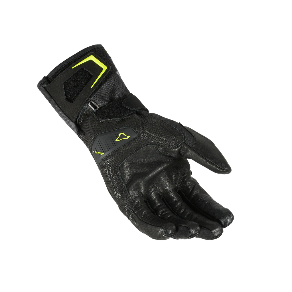 Macna Terra RTX Giallo Fluo – Guanti Moto Impermeabili CE Uomo – vista 2