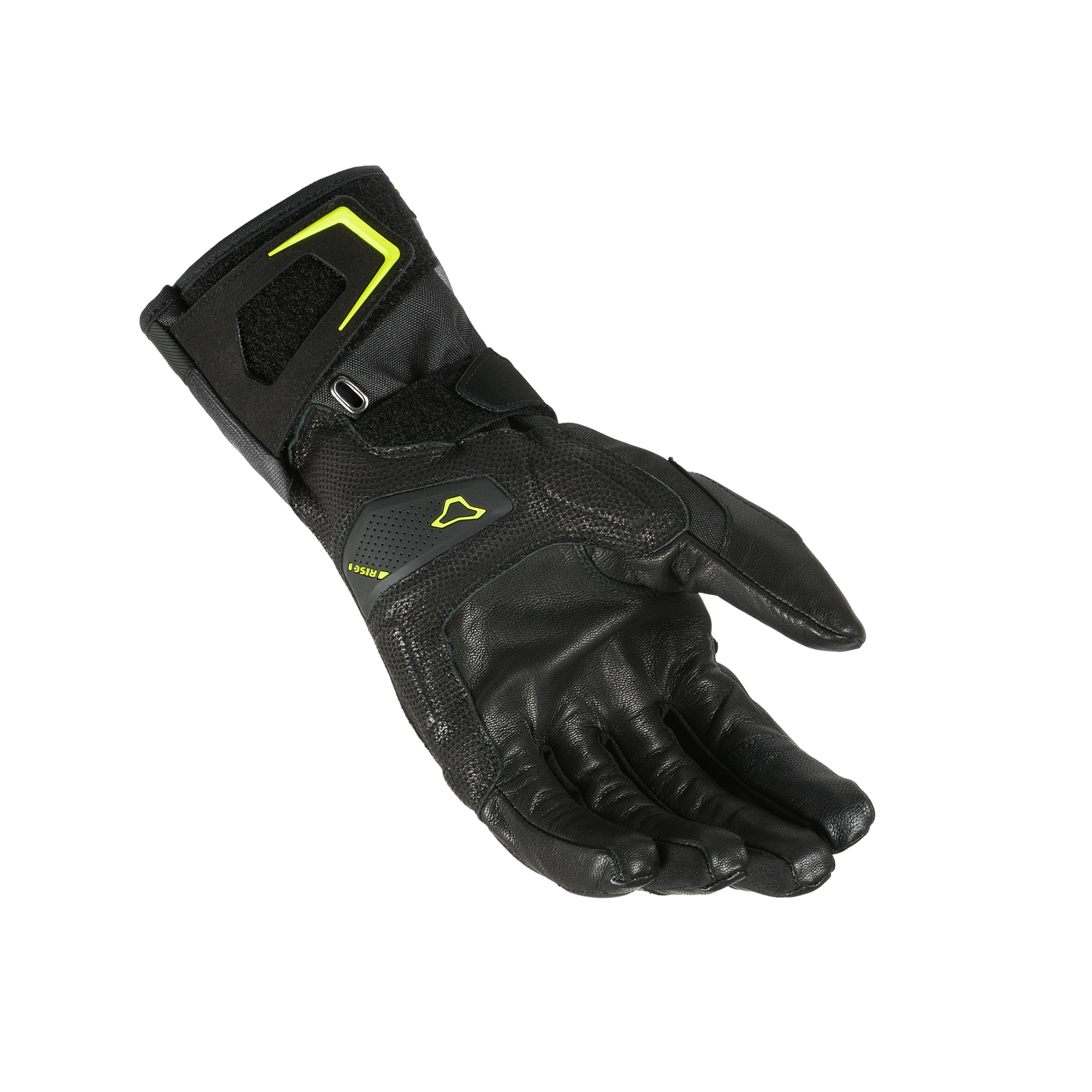 Macna Terra RTX Giallo Fluo – Guanti Moto Impermeabili CE Uomo – vista 2
