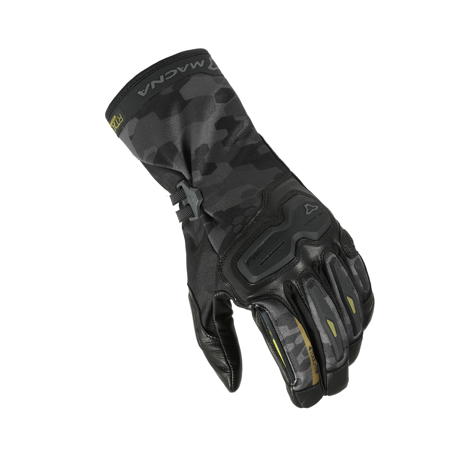 Macna Terra RTX Stampa Nera – Guanti Moto Impermeabili CE Uomo – vista 1