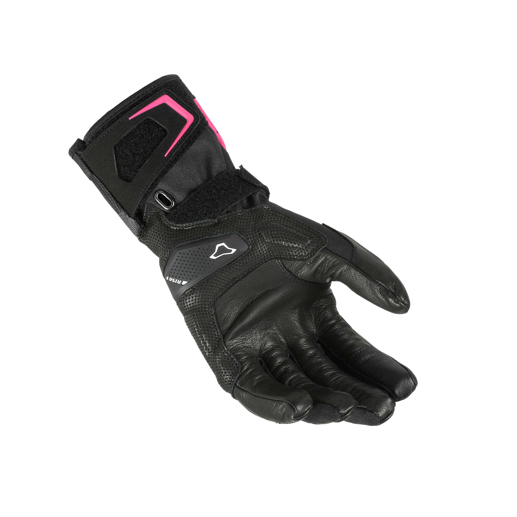 Macna Terra RTX Donna Rosa – Guanti Moto Impermeabili CE Donna – vista 2