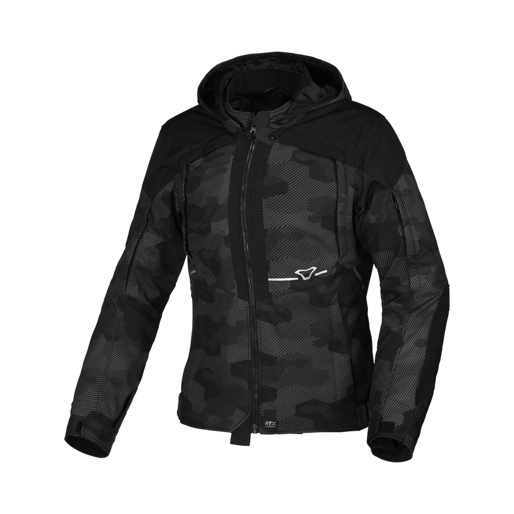 Macna Territor Nero/Grigio – Giacca Moto Sport 2 Strati Donna