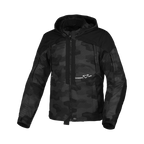 Macna Territor Nero/Grigio – Giacca Moto Sport 2 Strati Impermeabile CE Uomo – vista frontale