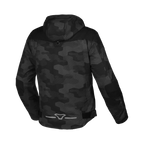 Macna Territor Nero/Grigio – Giacca Moto Sport 2 Strati Impermeabile CE Uomo – vista posteriore
