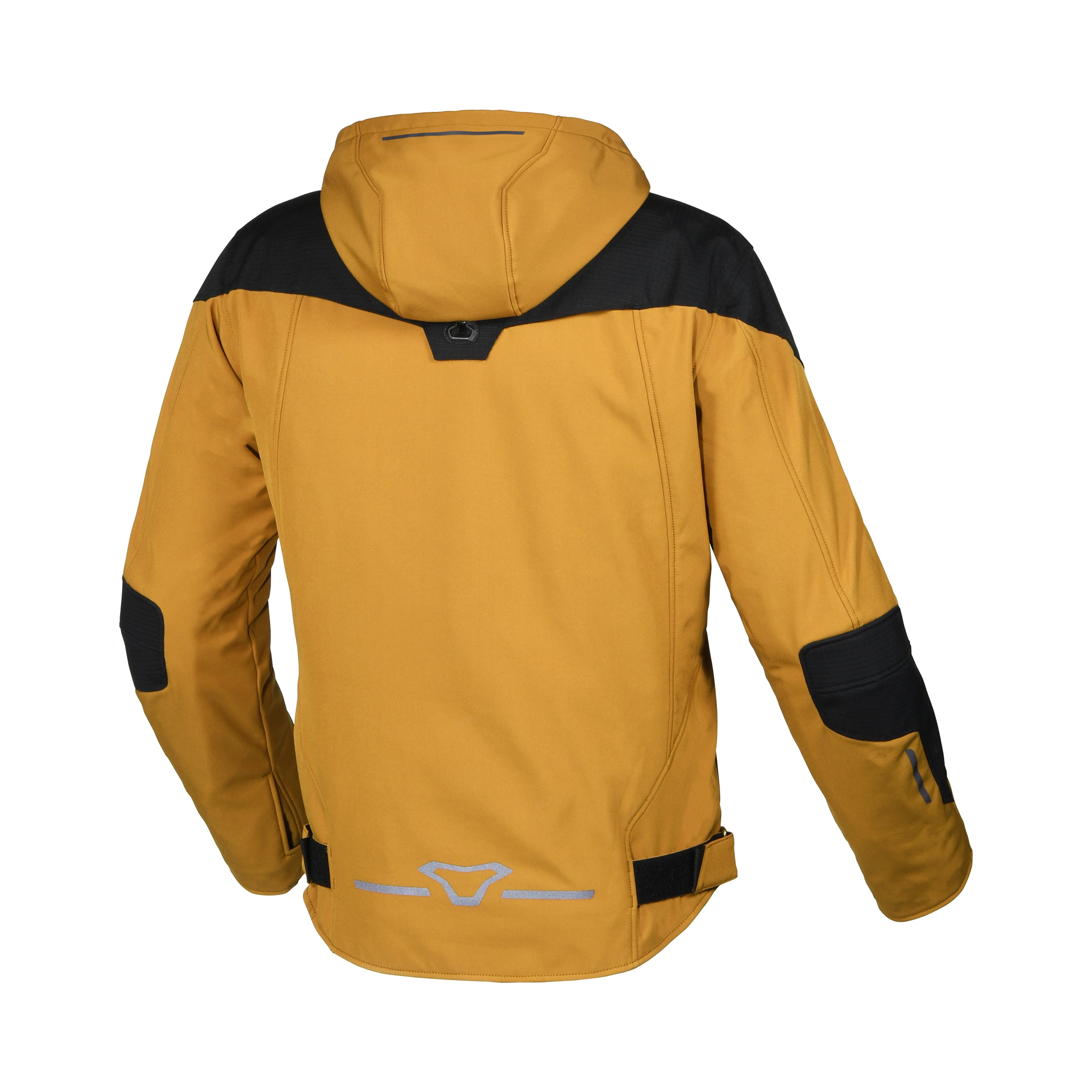 Macna Territor Marrone Chiaro – Giacca Moto Sport 2 Strati Impermeabile CE Uomo – vista posteriore