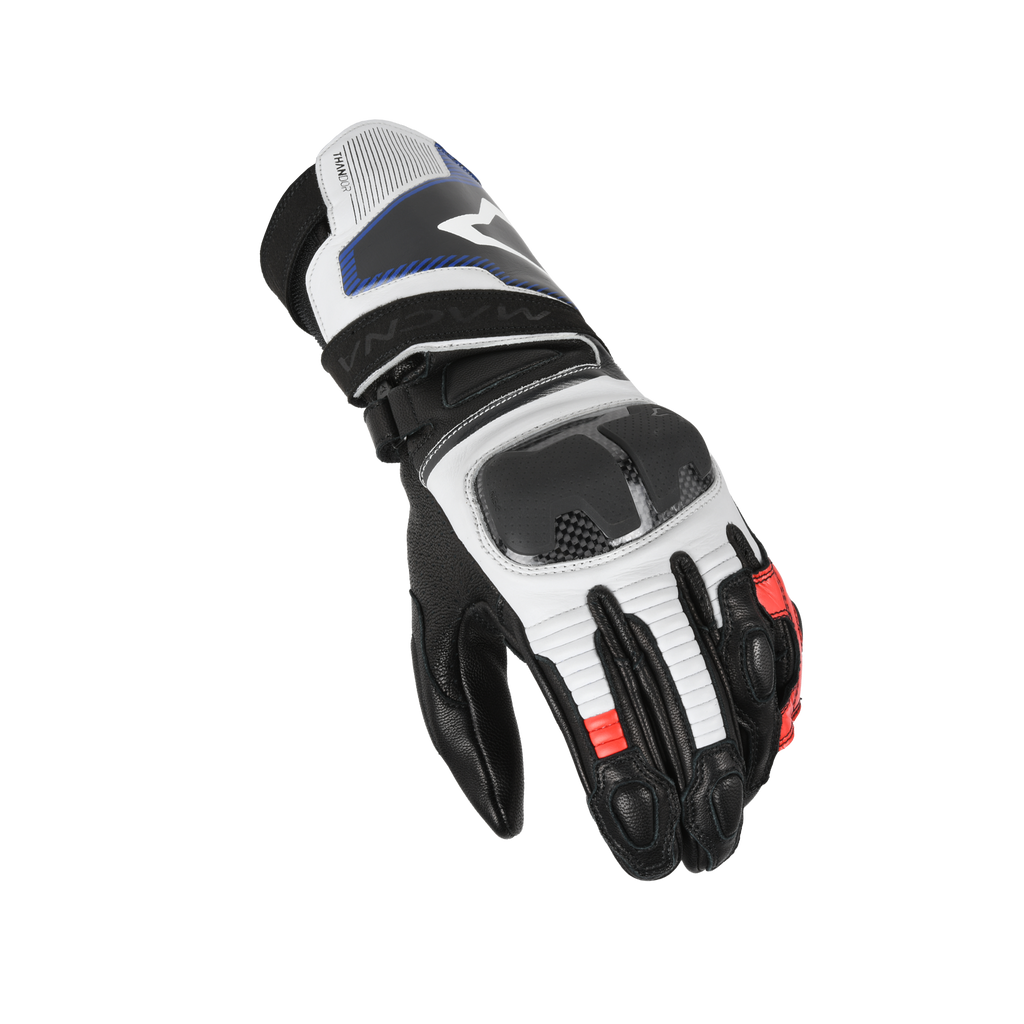 Macna Thandor Bianco / Rosso guanti moto