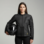 Macna Torida Nero – Giacca Moto Estiva in Rete CE Donna - Moon Bike - Vista 14
