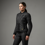 Macna Torida Nero – Giacca Moto Estiva in Rete CE Donna - Moon Bike - Vista 11