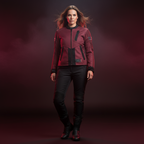 Macna Torida Nero/Rosso – Giacca Moto Estiva in Rete CE Donna - Moon Bike - Vista 14