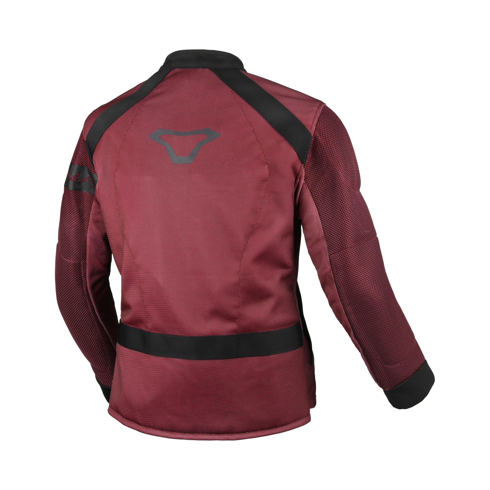 Macna Torida Nero/Rosso – Giacca Moto Estiva in Rete CE Donna – vista 2