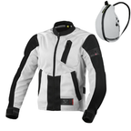 Macna Torida Grigio Chiaro – Giacca Moto Estiva in Rete CE Donna - Moon Bike - Vista 1