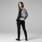 Macna Torida Grigio Chiaro – Giacca Moto Estiva in Rete CE Donna - Moon Bike - Vista 13