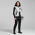 Macna Torida Grigio Chiaro – Giacca Moto Estiva in Rete CE Donna - Moon Bike - Vista 11