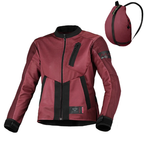 Macna Torida Nero/Rosso – Giacca Moto Estiva in Rete CE Donna - Moon Bike - Vista 1