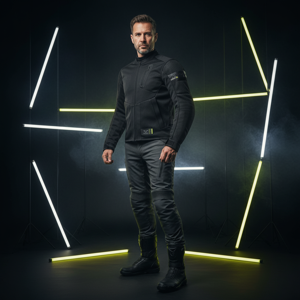 Macna Torido Nero – Giacca Moto Estiva in Rete Ventilata Convertibile in Zaino CE Classe A Uomo - Moon Bike - Vista 10